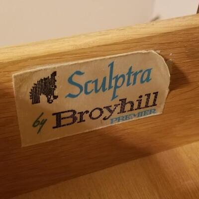 Lot #82  MidCentury Modern Dresser by Broyhill - "Sculptra" design