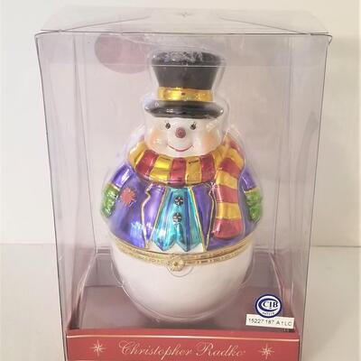 Lot #86  Christopher Radko Candy Container - new in Box