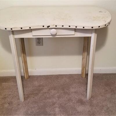 Lot #92  Vintage Vanity with drawer