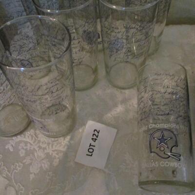 Dallas Cowboys Collectible Glasses