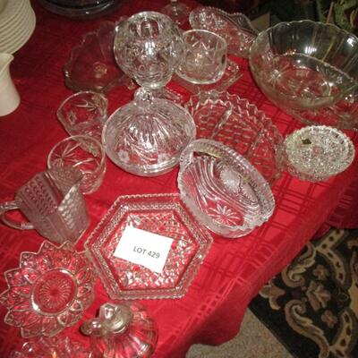Assorted Crystal/Glassware