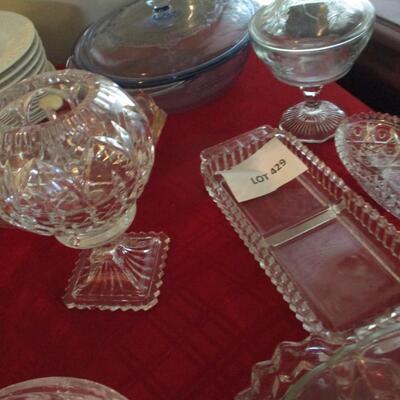 Assorted Crystal/Glassware