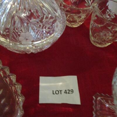 Assorted Crystal/Glassware