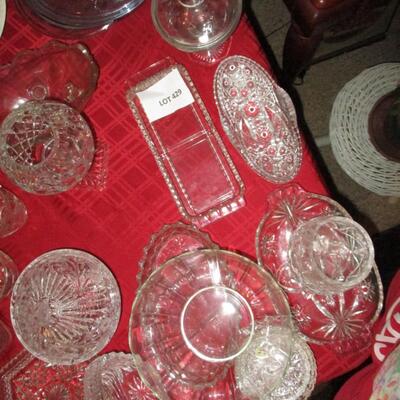 Assorted Crystal/Glassware