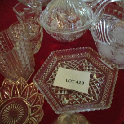 Assorted Crystal/Glassware