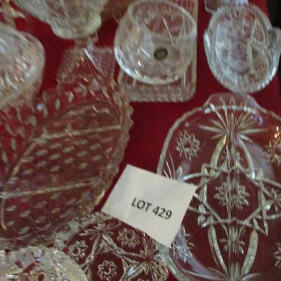 Assorted Crystal/Glassware