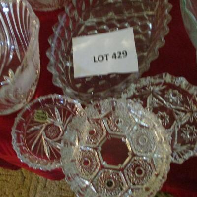Assorted Crystal/Glassware