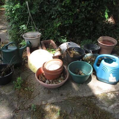 Flower Pots, Water Jugs