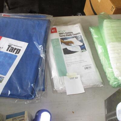 Household--Tarp, Solar Lights