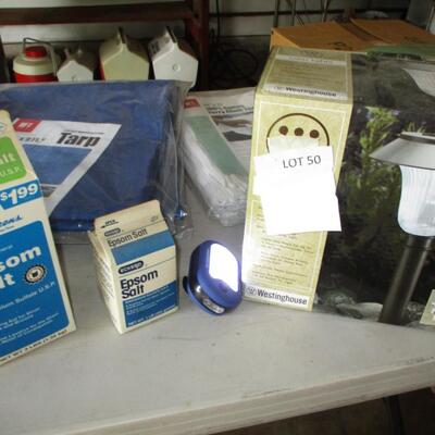 Household--Tarp, Solar Lights