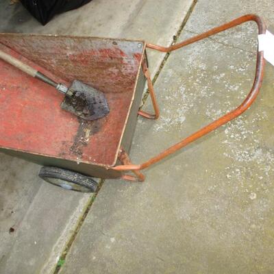 Red Wheelbarrow & Small shovel
