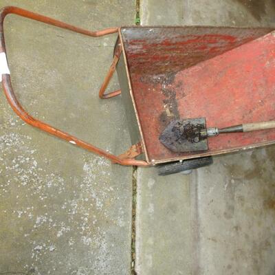 Red Wheelbarrow & Small shovel