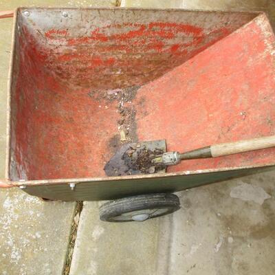 Red Wheelbarrow & Small shovel
