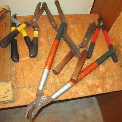 Milk Crates & Garden Clippers