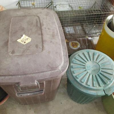 Bird Seed Containers, Animal Trap