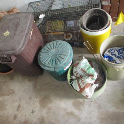 Bird Seed Containers, Animal Trap