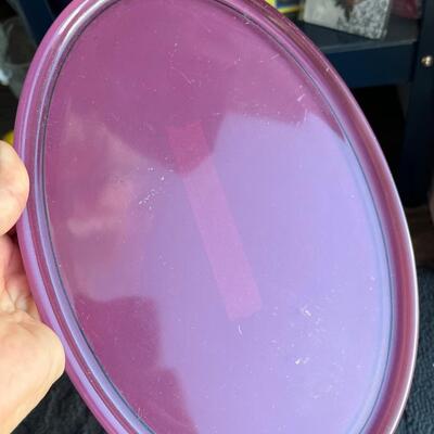 Fused glass tray