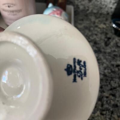 Delft candlestick holder