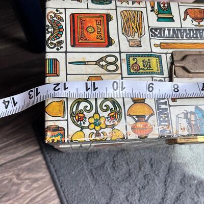 Vintage metal file container