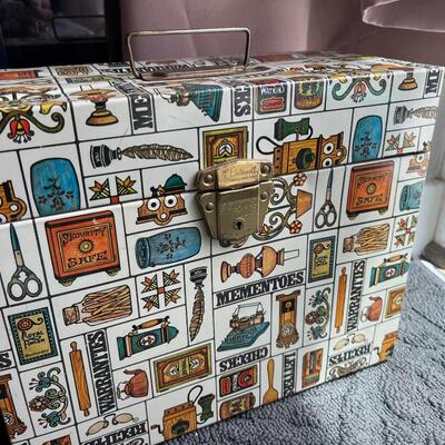 Vintage metal file container