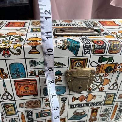 Vintage metal file container