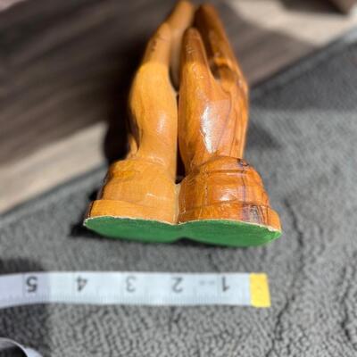 Olive wood praying hands