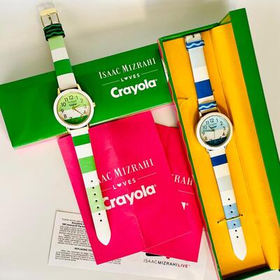 Isaac Mizrahi Crayola Watch Lot