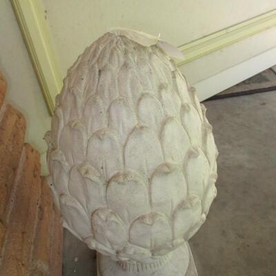 Cement Artichoke Statue