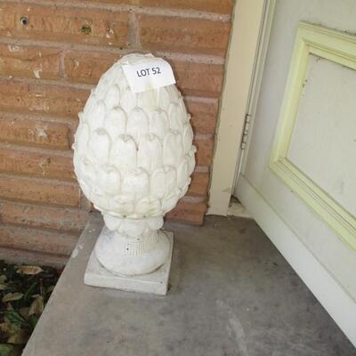 Cement Artichoke Statue