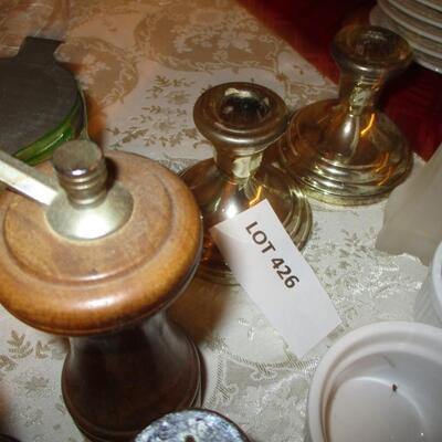 Salt & Pepper Shakers, Candle Holders