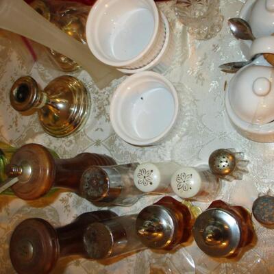 Salt & Pepper Shakers, Candle Holders