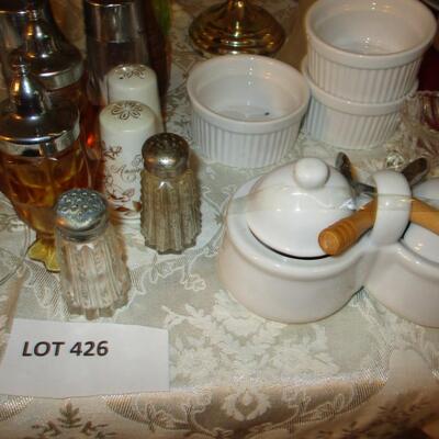Salt & Pepper Shakers, Candle Holders