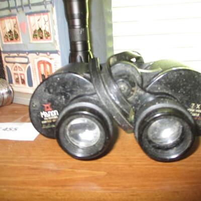 Binoculars, Cookie Jar, Flashlight