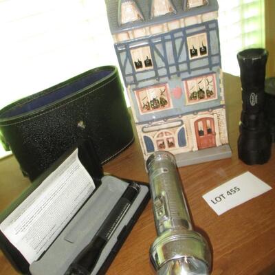 Binoculars, Cookie Jar, Flashlight