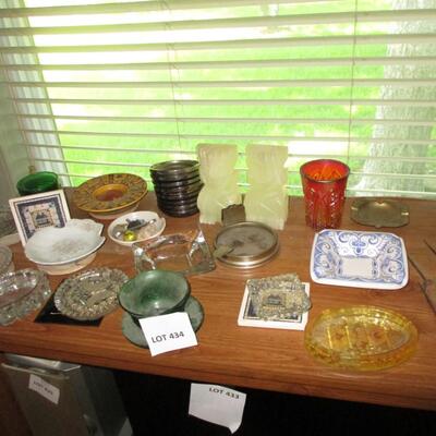Bookends, Ashtrays, Coasters