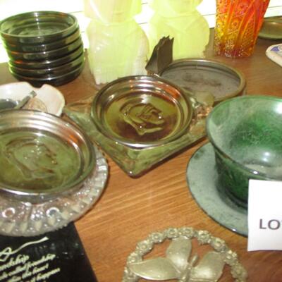 Bookends, Ashtrays, Coasters