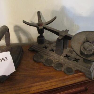 Antique Irons & Scales