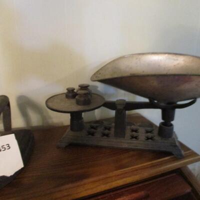 Antique Irons & Scales
