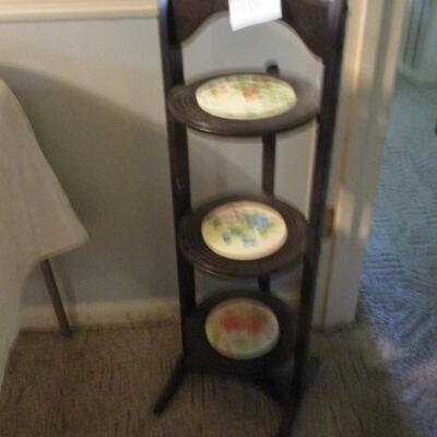 Wooden Collapsible Plant Stand