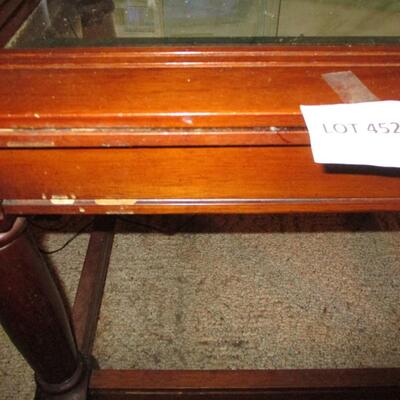 Glasstop End Table & Other