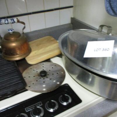 Cast Iron Cornbread Pan, Roaster and other