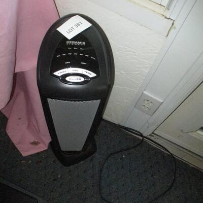 Ceramic Electric Heater & Outdoor Decor