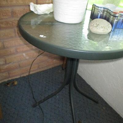 Lamp, Patio Side Table & Other