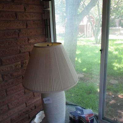 Lamp, Patio Side Table & Other