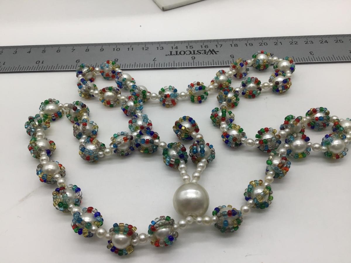 Beaded Costume Necklace