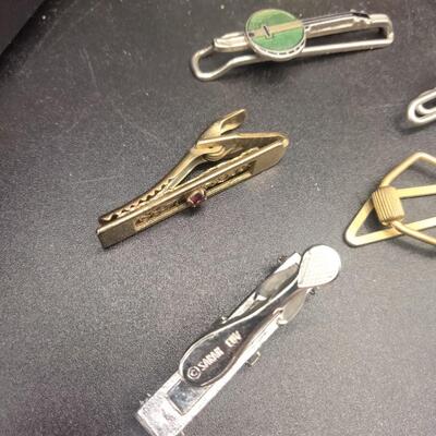 141 - Vintage Tie Clip Lot