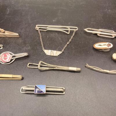 141 - Vintage Tie Clip Lot
