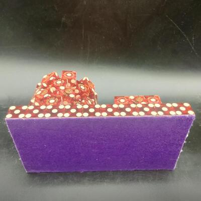 142 - Vegas Casino Dice Pencil/Card Holder