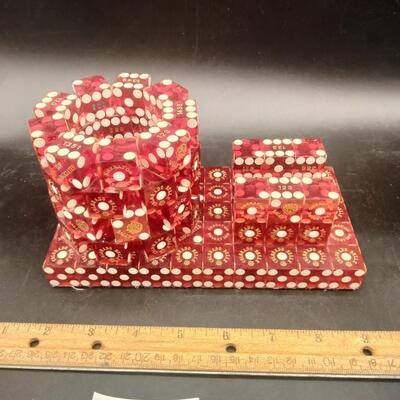 142 - Vegas Casino Dice Pencil/Card Holder