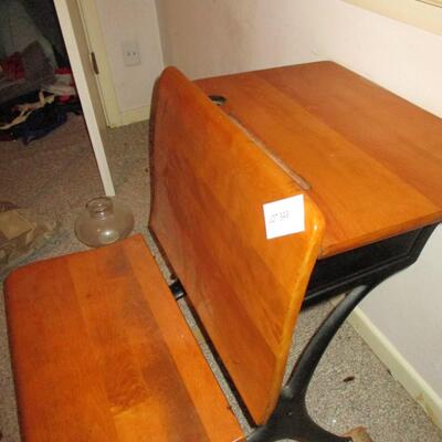 Vintage School Desk
